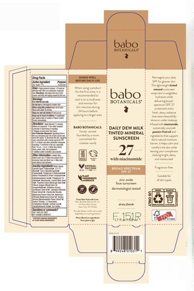 Babo Botanicals Tinted Sunscreen (Babo Botanicals Tinted Sunscreen)